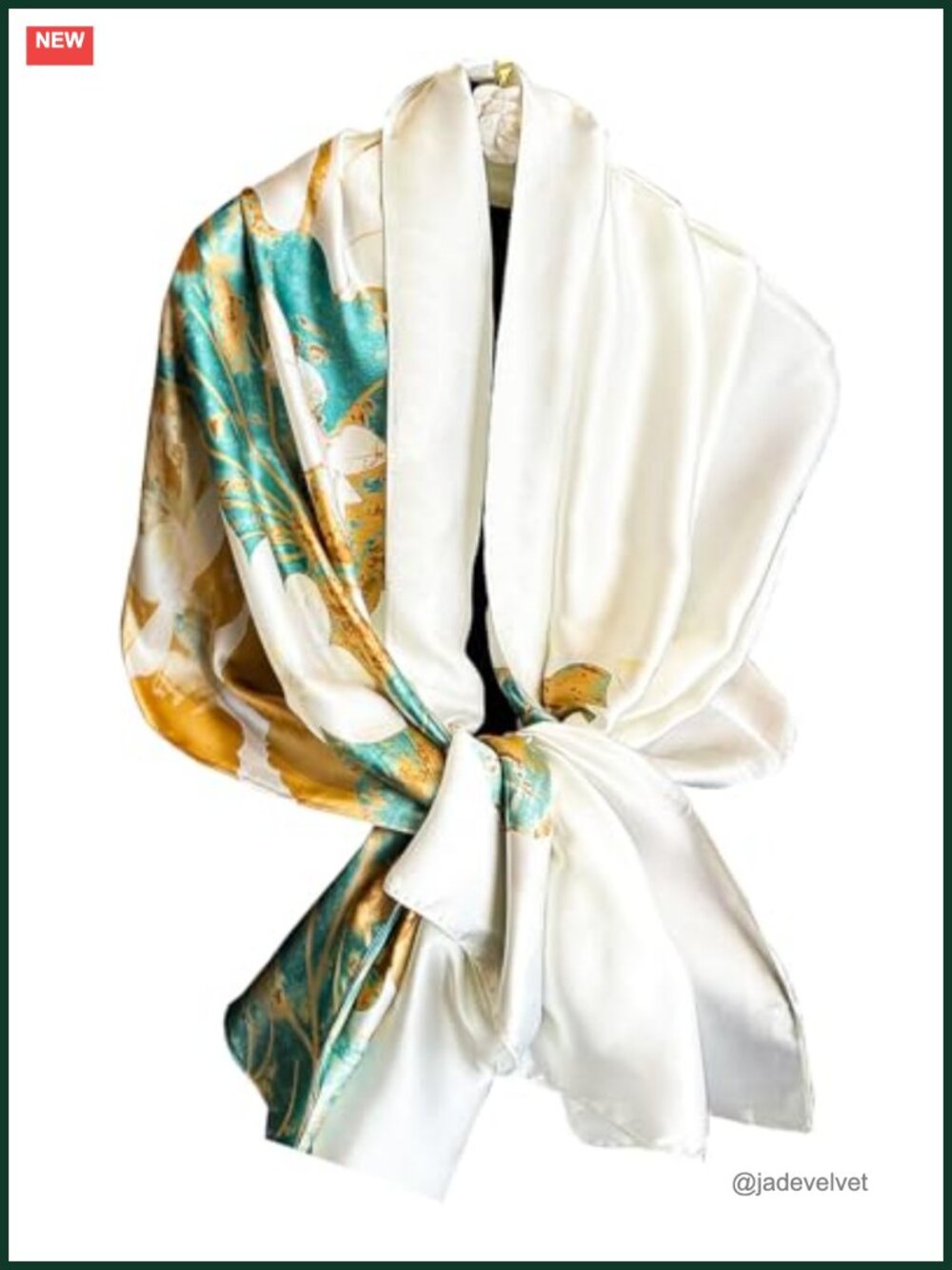 Satin Scarf Shawl Wrap for Women, Silky Fabric, Formal Evening Party Accessory,